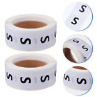  2 Roll Paper Halloween Masks Clothes Stickers Clothing Size Round