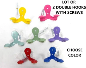 (2) Neu SmartHook ColorZ Kleiderhaken abgerundete Oberfläche FARBE WÄHLBAR - Bild 1 von 8