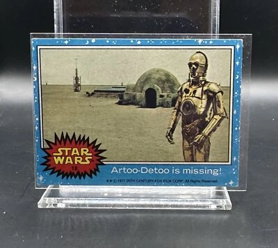 1977 Star Wars Artoo-Detoo is missing! #18 R2-D2 Jedi Luke Han Solo  Leia Yoda - Image 1 of 2