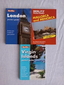 Berlitz Pocket Travel Guide Books London Virgin Islands Mallorca And Menorca - Picture 1 of 4