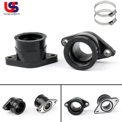 2x PARA CARBURADOR YAMAHA COLECTOR DE ADMISIÓN 85-00 TT350 XT250 XT350 42U-13596-01-00 Foto 1 de 4
