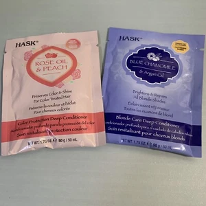HASK Blue Chamomile & Rose Oil & Peach - Blonde Care Deep Conditioner One Each - Picture 1 of 3