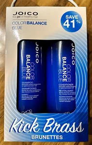 New Joico Colour Balance Blue for brunettes shampoo and conditioner set 1L + 1L - Picture 1 of 2