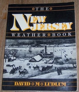 New Jersey Weather Book David Ludlum 1983 Illustrated American History Softcover - Picture 1 of 1
