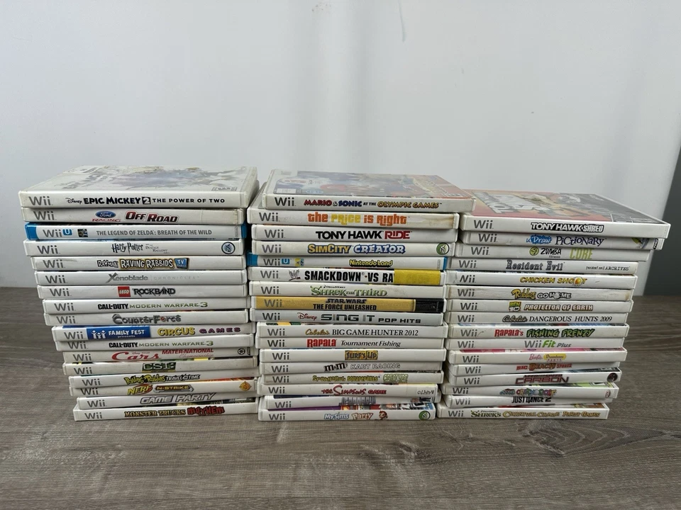 Lote de 50 fundas para videojuegos Wii VACÍAS SIN JUEGOS Zelda Mario Foto 1 de 4