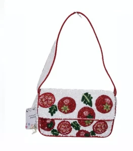 Made in India Viral Tik Tok Beaded Tomato Handbag NWT - Picture 1 of 1