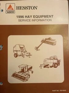 AGCO Hesston 1996 Hay Equipment Service Information - Picture 1 of 3