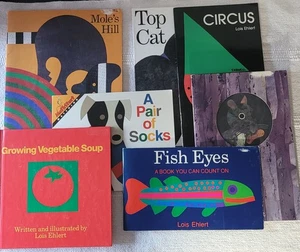 Lois Ehlert Picture Book Lot Of 7 - Childrens Classroom Homeschool Paperback HC - Picture 1 of 6