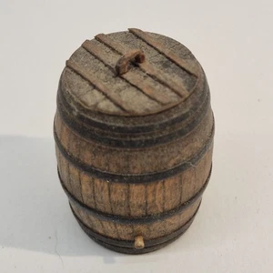 Miniature 1/12 Scale Small Wooden Barrel VF05 - Picture 1 of 5