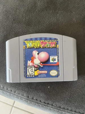 Yoshi's Story (Nintendo 64, 1998) Cleaned / Tested / Authentic - N64 - Image 1 of 2