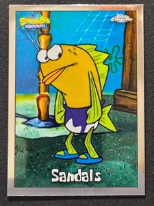 2025 Topps Chrome SpongeBob Base #152 Sandals - Picture 1 of 1