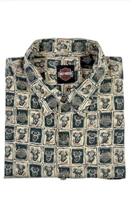 Harley Davidson Twin Cam Button Up Aloha Hawaii Camp Hemd Herren Größe XL - Bild 1 von 5
