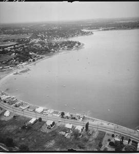 Foto aérea 1972 Sea Street Quincy Massachusetts Quincy Bay - Imagen 1 de 1