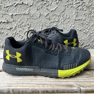 Under Armour Shoes Men Size 12 Horizon BPF Trail Running Green - Picture 1 of 10