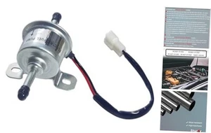 12V Electric Fuel Pump Compatible with Kubota ZD18 ZD21 ZD28 BX24 BX25 White - Picture 1 of 8