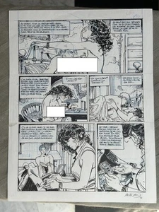 GILLES MEZZOMO PLANCHE ORIGINALE ENCRE MEXICANA 28 x 38 cm - Imagen 1 de 3