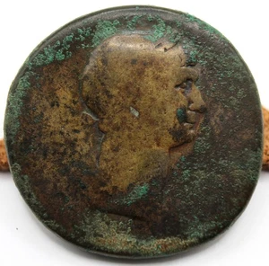 Roman Provincial | Trajan | AE33 | Cyprus | 114-116 | RARE | Parthian War | Zeus - Picture 1 of 8