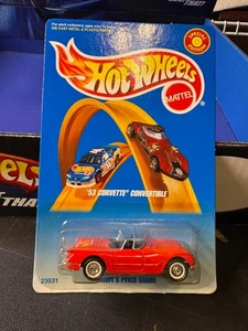 1999 Hot Wheels Red 1953 Corvette Convertible ~Tomarts Price Guide ~ 25,000 Made - Picture 1 of 2