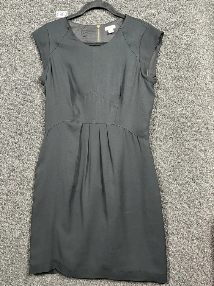 Vestido Fossil Shift Para Mujer Talla 10 Negro Sin Mangas Informal Negocios Cremallera Trasera  Foto 1 de 4