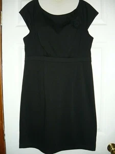 Ladies Large Dress, Cap Sleeve, Machine Washable, "Little Black Dress", NWT. - Picture 1 of 4
