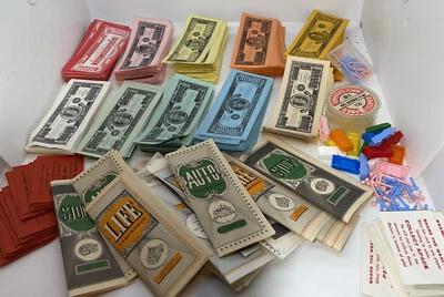 Game of Life Board Game Replacement Parts Lot Milton Bradley 1960 Vintage 2 Cars - Image 1 of 4