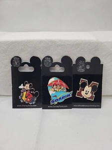 Drei Disney Mickey Mouse Trading Around The World Trading Pins Soaring  - Bild 1 von 7