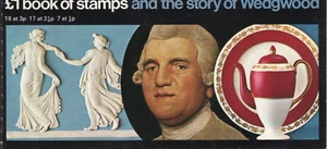 GB 1972 Wedgwood £1 booklet with good perfs on halfpenny pane - Picture 1 of 1