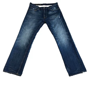 Jeans uomo Armani Exchange relax gamba dritta blu lavaggio invecchiato W36 L34 - Foto 1 di 17