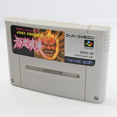 Super Famicom JAKI CRUSH Cartridge Only Nintendo 1069 sfc - Image 1 of 4