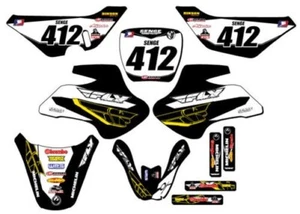 2000-2006 JR 50 13 FLY Black Senge Graphics Kit Compatible with Suzuki - Picture 1 of 10