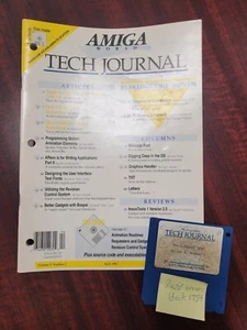 Amiga World Tech Journal Magazine ~ Vol 2 Number 2 April 1992 W/ 3.5" Floppy - Bild 1 von 2