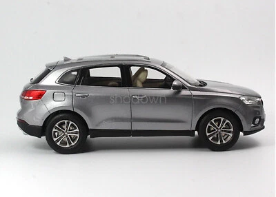 1/18 Scale For BORGWARD BX7 SUV Gray Diecast Car Model Toy Collection in box - Image 1 of 4