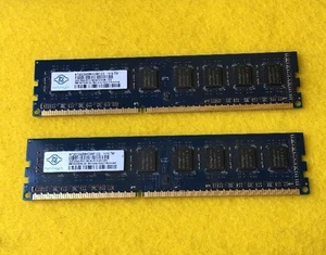 (2x2GB)Nanya 2GB 2Rx8 PC3-10600U NT2GC64B8HCONF-CG Desktop Ram Memomy - Picture 1 of 3