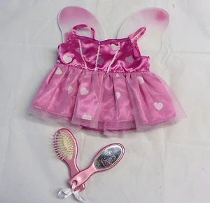 Lotto vestiti Build-a-Bear vestito ali d'angelo pettine e specchio costruire un orso - Foto 1 di 3