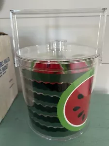 Vintage Stotter 80er Thermo Eiskübel Wassermelone Grafik Neu im Karton WOW! - Bild 1 von 6