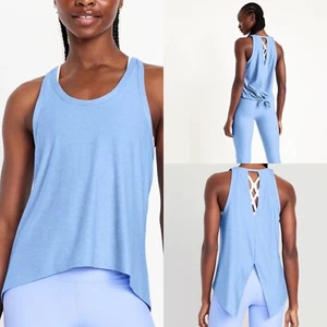Old Navy Women’s CloudMotion Cloud 94 Tank Top Blue Overall Size XS S ST M L XXL - Picture 1 of 5