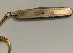 Vtg Imperial Prov RI USA Folding Pocket Knife 2.75" Gold Scroll 2 Blades 1956-80 - Picture 1 of 7
