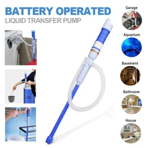UK Electric Pump Battery Operated Liquid Transfer Pump Fuel Diesel Petrol Water - Picture 1 of 15