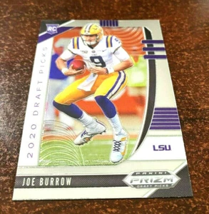 2020 Panini Prizm Draft Picks #105 JOE BURROW Cincinnati Bengals LSU Rookie RC - Foto 1 di 2