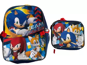 Sega Sonic the Hedgehog 16" Rucksack mit Lunch-Tasche - TEAM SONIC - Bild 1 von 7