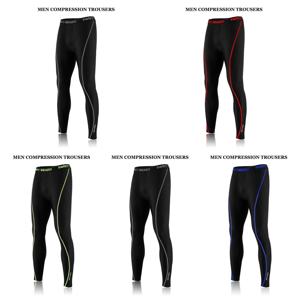 Mens Boys Thermal Compression Tights Base Layer Warm Running Gym Trouser Active - Image 1 of 4