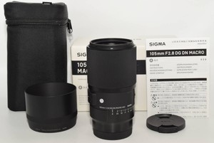 SIGMA Sigma L Mount Lens 105mm F2.8 DG DN MACRO Single Focus Telephoto Full Size
