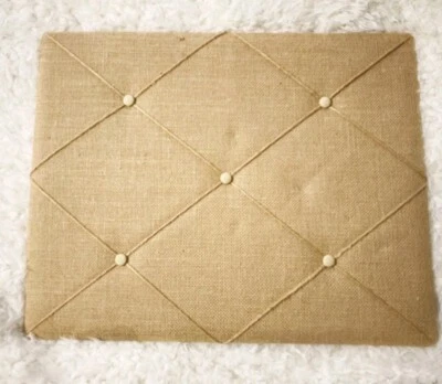 NEW -Hobby Lobby Wall Message Bulletin Board Khaki Hanging Notes Organizer 20X16 - Image 1 of 4