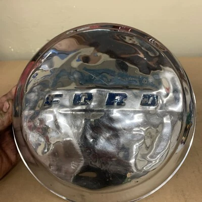 Tapacubos Ford de colección de 1940 con tapacubos de plato para perros 9 1/2" camioneta pickup súper de lujo OEM Foto 1 de 4