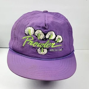 Rare Prowler Arctic Cat Hat Purple One Size Adjustable Lightweight Snowmobile - Picture 1 of 4