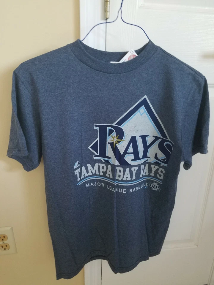 MLB Tampa Bay Rays Youth-Large/Blue T-Shirt! NEW!! - Image 1 of 2