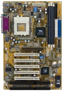 Motherboard ATX GIGABYTE Ga-6vxe7+ Rev.3.0 Socket 370 Dimm PCI Isa - Picture 1 of 2