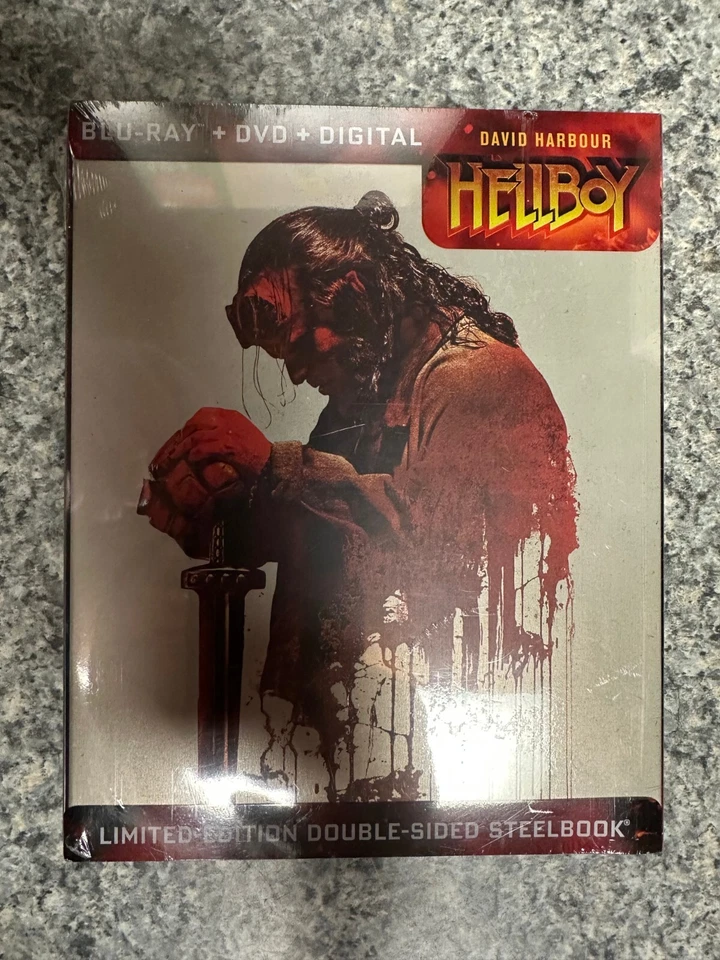 Hellboy (David Harbour) (Blu-ray/DVD/Digital) Steelbook - New/Sealed - OOP - Image 1 of 2