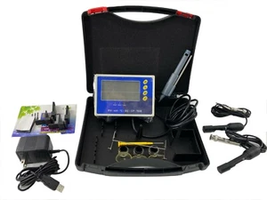 Monitor de calidad del agua multiparamétrico 6 en 1 ORP/pH/EC/TDS/CF/mV/monitor de temperatura  - Imagen 1 de 6