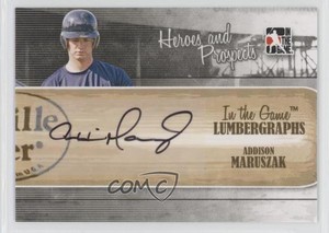 2011 ITG Heroes and Prospects Lumbergraphs /100 Addison Maruszak #L-AM Auto